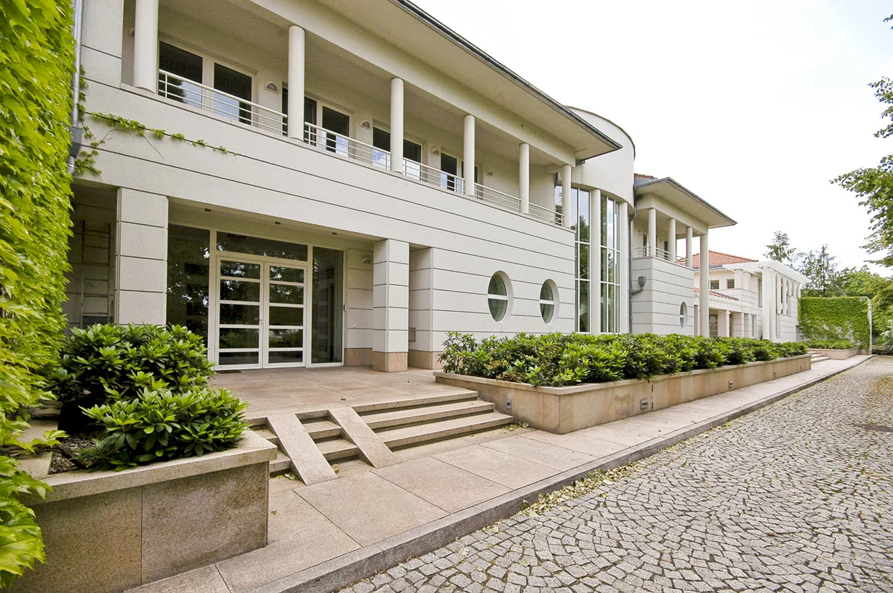 Facade of the clinic building